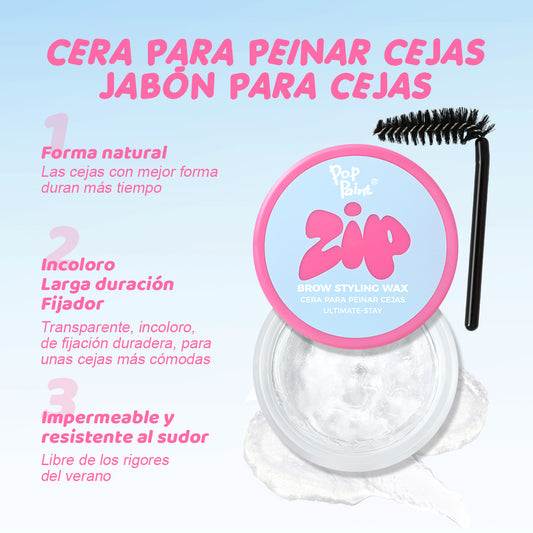 Cera y jabón para cejas | Fijación de 24 horas, waterproof y efecto laminado