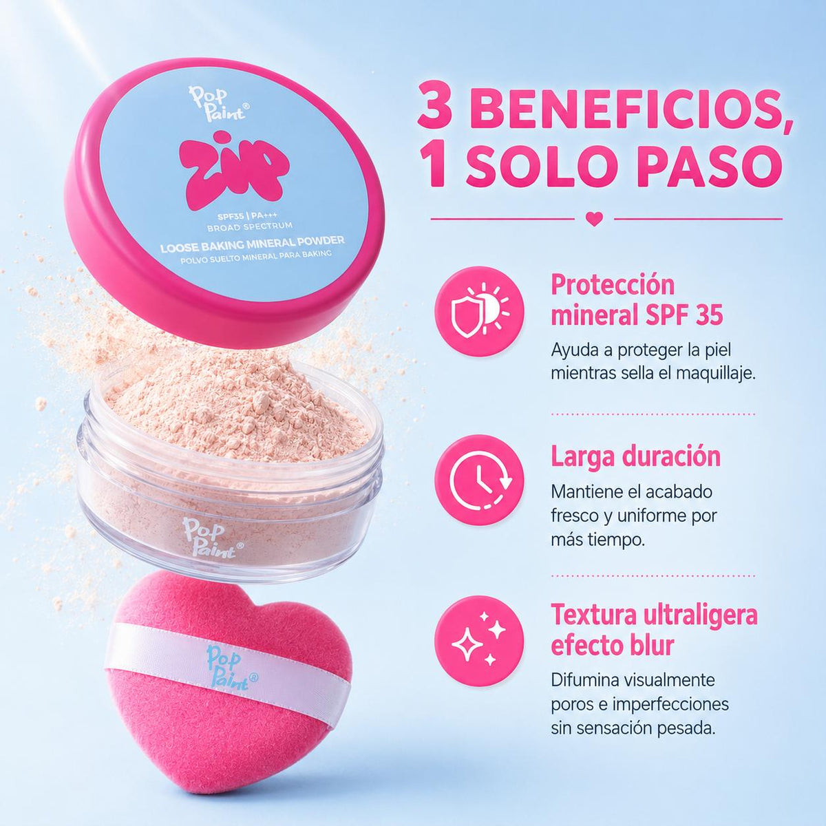 Loose Baking Mineral Powder with SPF 35+++