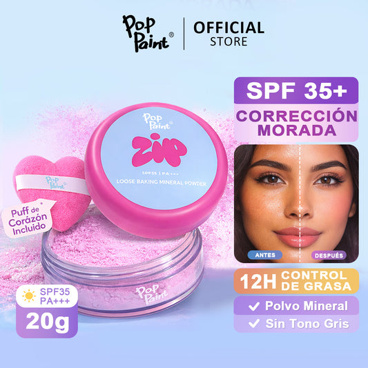 Polvo mineral suelto sellador | SPF 35 PA+++ - Polvo fijador con control de grasa