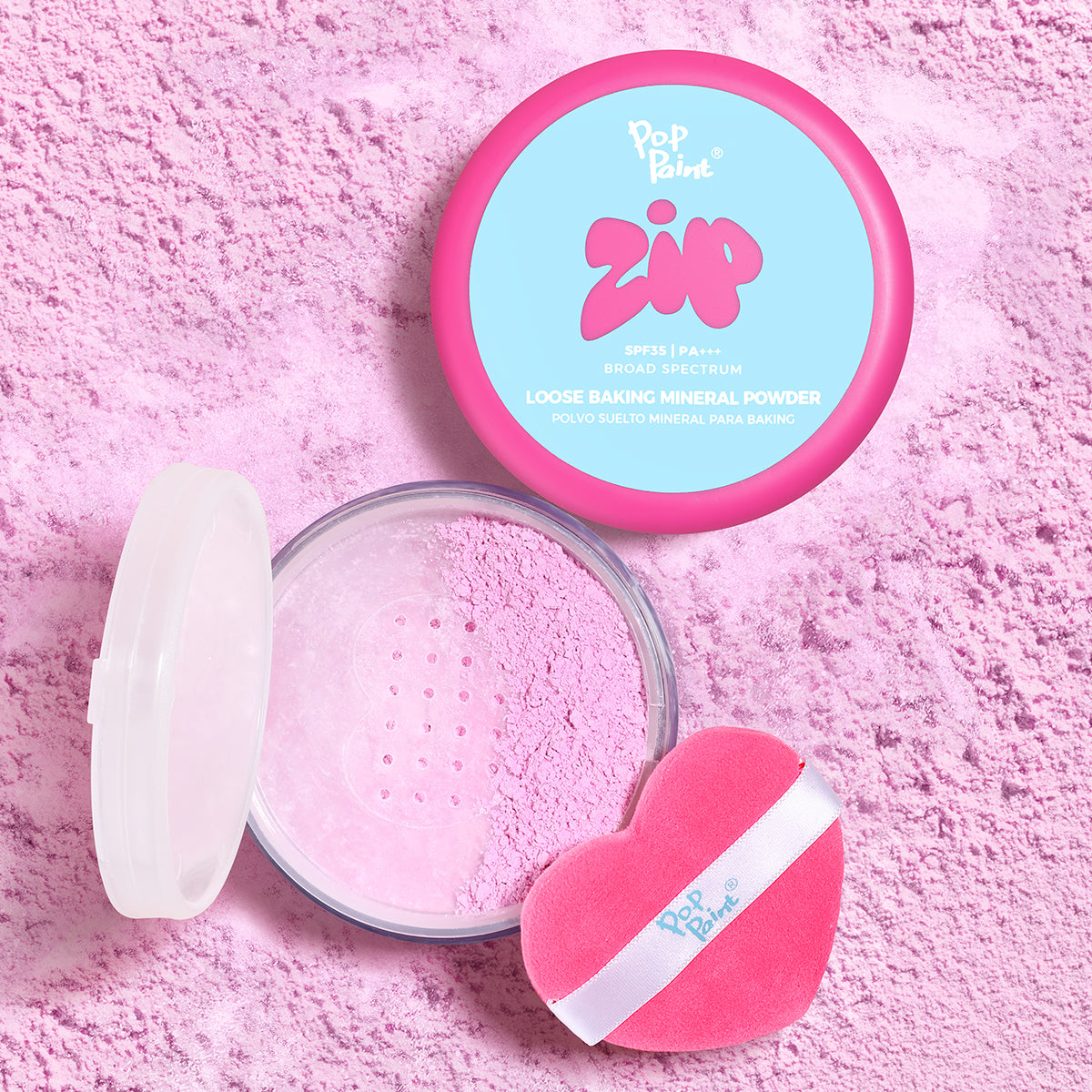 Polvo mineral suelto sellador | SPF 35 PA+++ - Polvo fijador con control de grasa