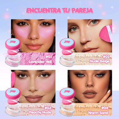 Polvo mineral suelto sellador | SPF 35 PA+++ - Polvo fijador con control de grasa