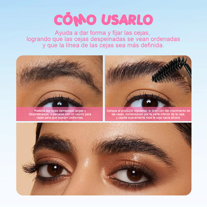 Cera y jabón para cejas | Fijación de 24 horas, waterproof y efecto laminado
