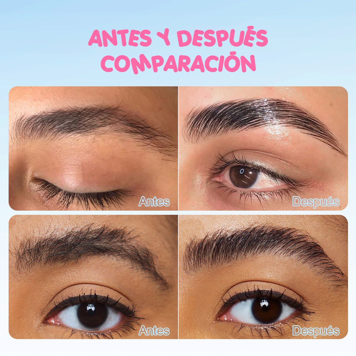 Cera y jabón para cejas | Fijación de 24 horas, waterproof y efecto laminado