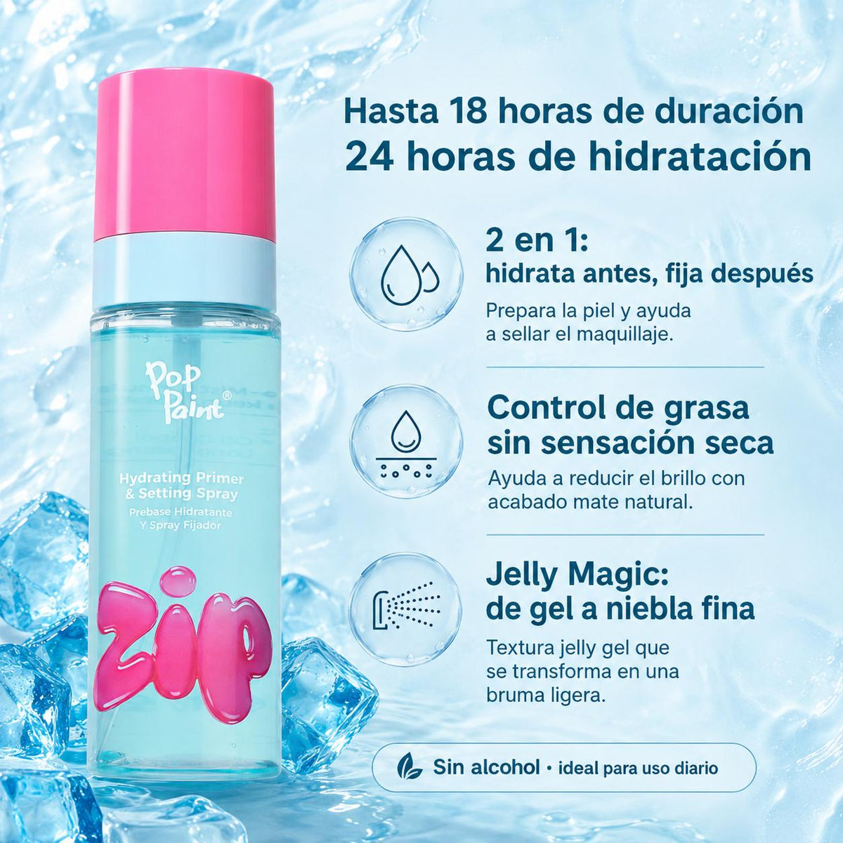 Jelly-To-Mist Hydration & Oil Control Setting Spray